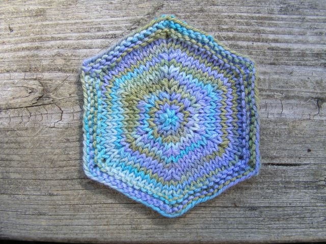 knit hexagon